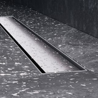 Душевой лоток AM.PM MasterFlow 70 W01SC-U11-070-04SB с решеткой Хром матовый / под плитку Tile